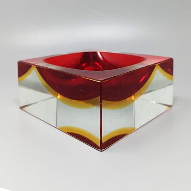 1960s murano glass bowl designed by the legendary flavio poli for seguso vetri d’arte. A masterclass in the mid-century...