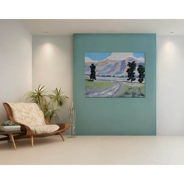 Modern Impressionist Landscape (Large Oil Painting) For Sale In Reno/Lake Tahoe - Image 6 of 12