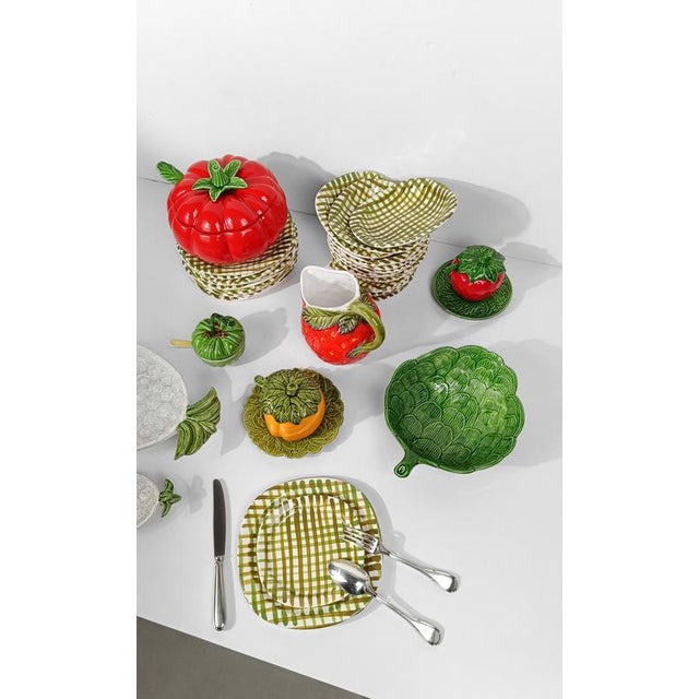 Vintage Italian Majolica Sugar Bowl attributed to Pacetti Albisola, 1950s For Sale - Image 12 of 13