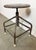 Industrial Iron Adjustable Swivel Stool, 1960s For Sale - Image 12 of 18