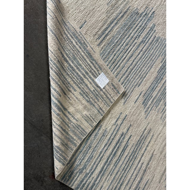 13ft 8in × 13ft 5in Ashley Stark Home Jade Area Rug, Tundra For Sale - Image 10 of 12