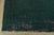 Blue Tabriz Runner 2’5” X 13’3” Blue Wool Vintage Overdyed Hand-Knotted Rug For Sale - Image 8 of 11