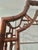 Vintage Hollywood Regency Chinoiserie Metal Faux Bamboo Pagoda Etagere For Sale - Image 9 of 11