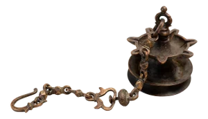 18th Century Bronze Oil Lantern