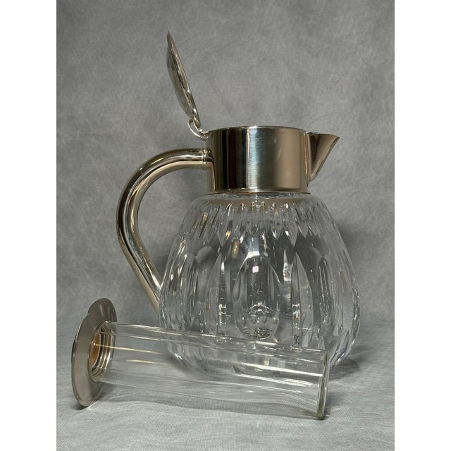 Glass Pitcher with Insert from Quist, Germany, 1970s For Sale - Image 4 of 10