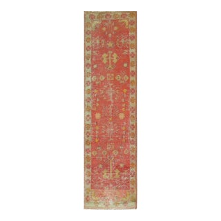 Zabihi Collection Red Worn Antique Khotan Runner - 2'5" x 9' For Sale