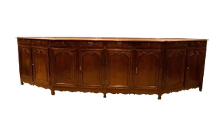 Early 19th Century Italian Louis XV Style Elm Enfilade