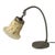 Yellow Art Deco Desk Lamp with Marbled Glass & Adjustable Shade For Sale - Image 8 of 9