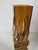 1970s Amber Liekki Glass Vase with 24-Carat Gilded Collar by Eino Wänni for Kumela, Finland, 1970s For Sale - Image 5 of 16