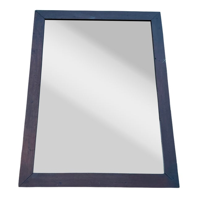 Mid 19th Century Mahogany Framed Wall Mirror For Sale