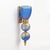 Metal Murano Glass Blue Wall Sconces with Gold Dust Inclusions, 2000, Set of 2 For Sale - Image 7 of 9