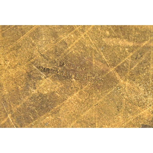 Metal Marshall Field & Co. Antique Viking Bronze Stationery Holder Spindle, Circa 1910 For Sale - Image 7 of 9