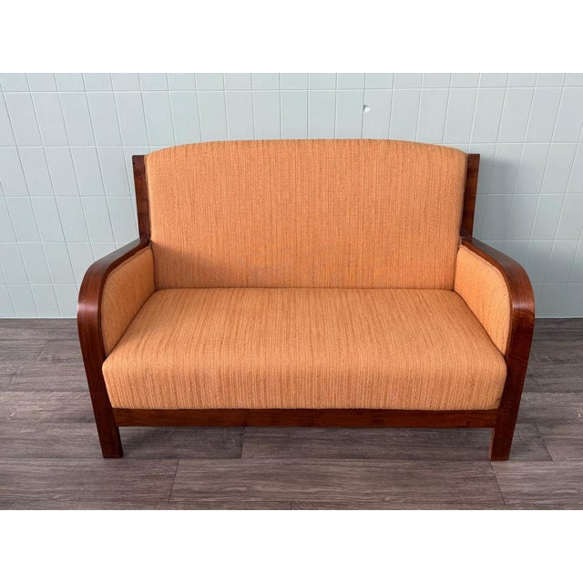 Antique Art Deco Sofa in Bentwood, 1930s For Sale - Image 10 of 11