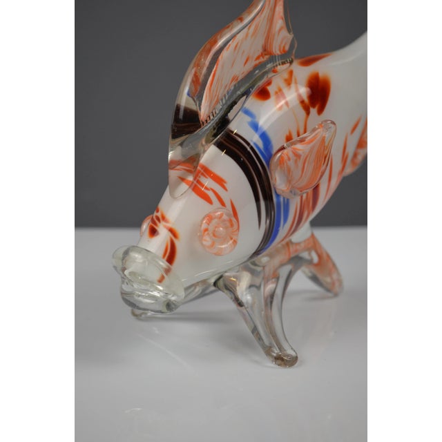 Murano Glass Fish Sculpture, 1960s For Sale - Image 6 of 12