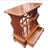 Brown Canterbury Style Cherry Magazine Rack Side Table With Drawer For Sale - Image 8 of 9