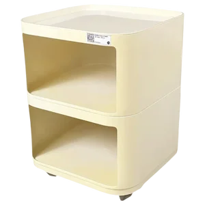 Italian Space Age Red Chest of Drawers attributed to Castelli for Kartell, 1970s