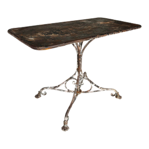 19th Century French Arras Iron Garden Table
