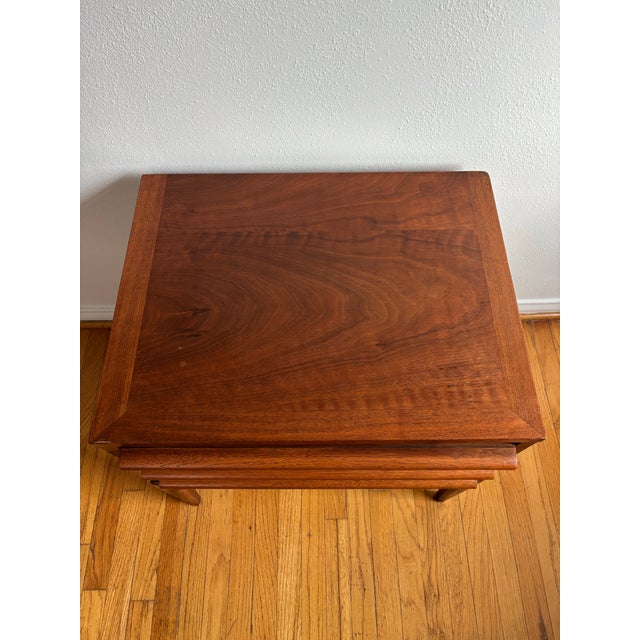 Brown Mid-Century Modern Lane Rhythm Series Nightstand For Sale - Image 8 of 9