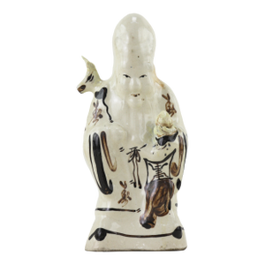 Vintage Chinese Porcelain Shou Lao Figurine – God of Longevity
