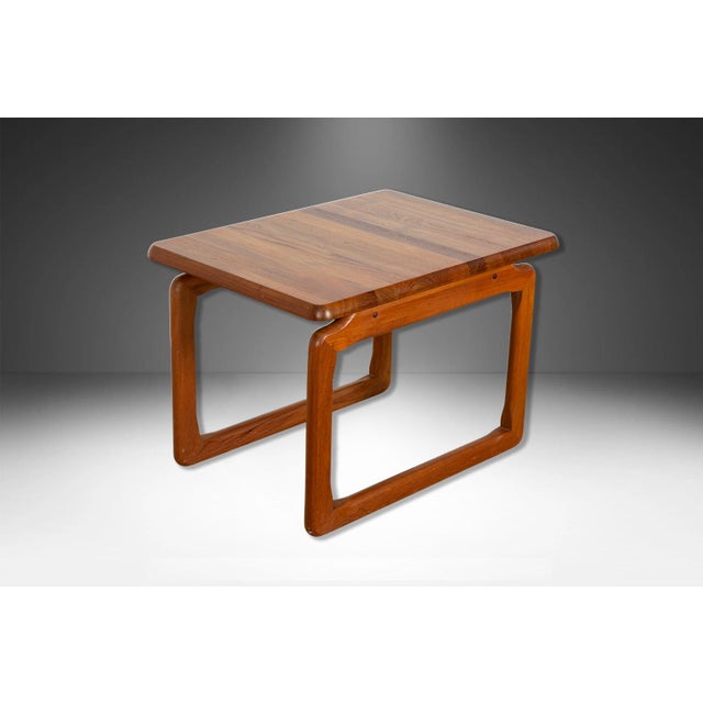 Mid-Century Modern Mid-Century Danish Teak Side End Table Tarm Stole Mobelfabrik A/S For Sale - Image 3 of 9