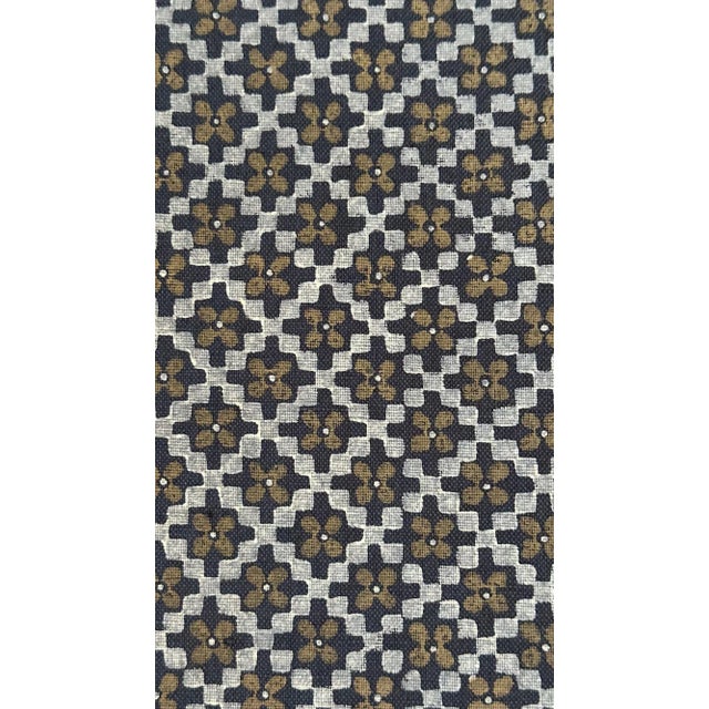 George Spencer Designs Mosaic Fabric 2 6/8 Yards For Sale - Image 4 of 4