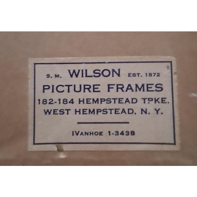 Black 1950s Fine Grisaille Watercolors by a Travelling Artist Signed - Set of 4 For Sale - Image 8 of 8