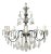 Antique Gold Finish Crystal Chandelier For Sale