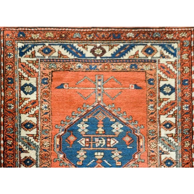 Red Early 20th Century Persian Malayer Runner For Sale - Image 8 of 13