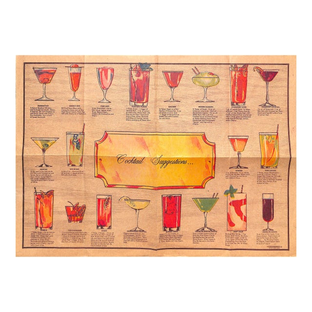 "Cocktail Suggestions..." 1967 For Sale