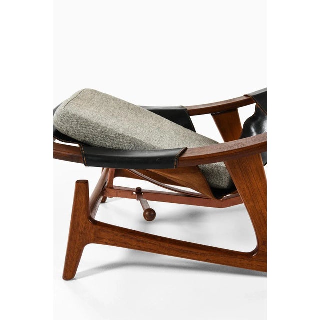 Set of Model Holmenkollen Lounge Chairs by Arne Tidemand-Ruud attributed to Norcraft, 1960s For Sale - Image 6 of 12