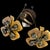 English Antique Edwardian Mother-of-Pearl Clover Hatpins With Cut Glass & Original Acorn Caps — Pair, C. 1895-1915 For Sale - Image 3 of 12