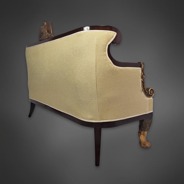 Viennese Biedermeier Sofa and Armchairs in Mahogany, 1810, Set of 3 For Sale - Image 16 of 18
