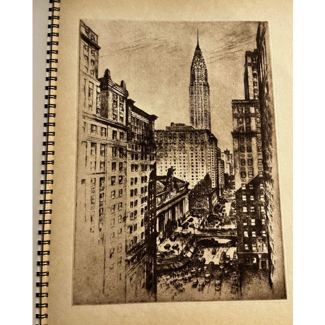 1939 New York in Etchings Book For Sale - Image 10 of 12