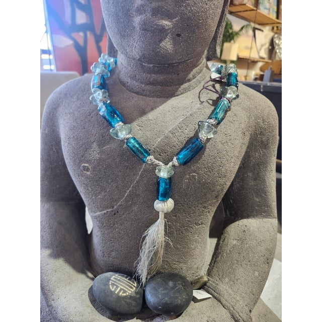 Late 20th Century Indonesian Style Lava-Stone Buddha Statue For Sale In Las Vegas - Image 6 of 6