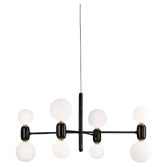 Black Aballs Suspension Lamp in Ceramic and Glass by Jaime Hayon for Parachilna For Sale - Image 12 of 12