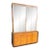 Mid Century Century Burl China Cabinet For Sale