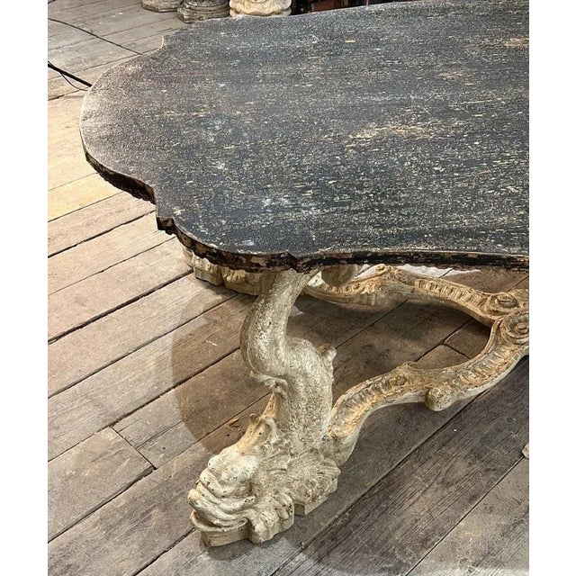 Baroque Large Italian Coffee Table, 19th Century For Sale - Image 3 of 11