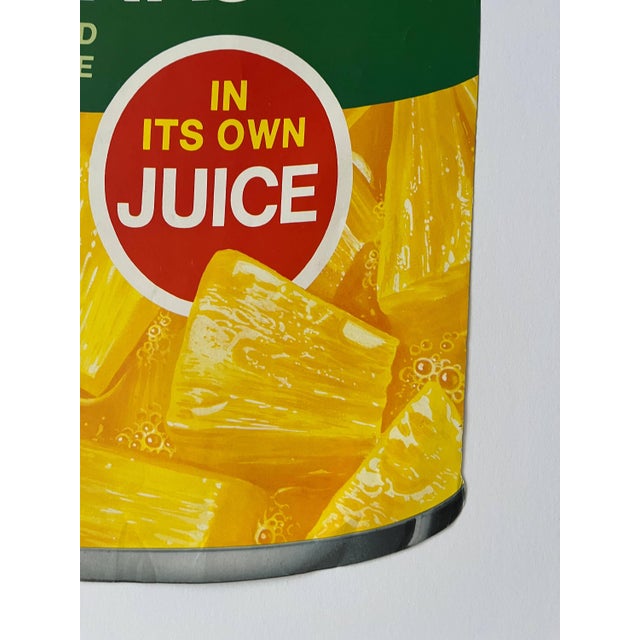 1960s Original Lithograph Del Monte "Pineapple Chunks I" For Sale - Image 9 of 10