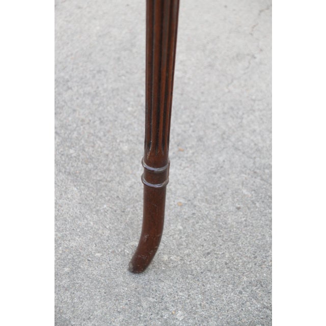 Early 20th Century Walnut 2-Drawer Writing Table W/ Burl Walnut Top For Sale - Image 10 of 10