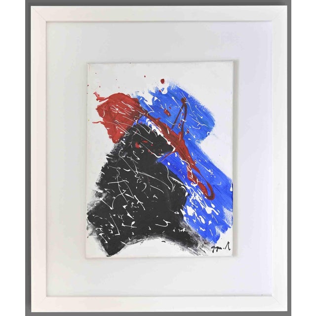 Martine Goeyens, Abstraction Number 3, Acrylic on Canvas, 2023 For Sale - Image 3 of 3