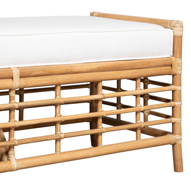 Luna Bench - Natural For Sale In West Palm - Image 6 of 9