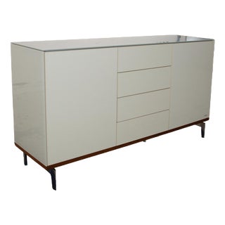 Cream Wood and Glass Sideboard from Joop For Sale