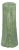 Jamie Young Sequoia Green Glass Decorative Vase, Small For Sale
