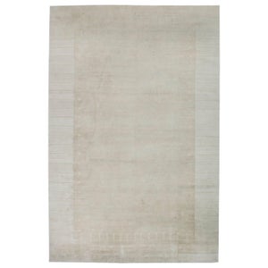 Modern Solitude Art Deco Wool Rug by Doris Leslie Blau