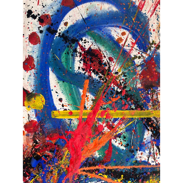 This is a stunning Original Mixed Media Painting on Paper by Listed California Artist, Hendrik Grise (1914-1982). Grise...