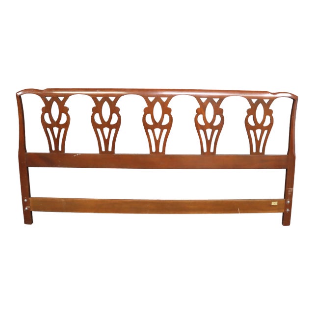 Councill Chippendale Style Mahogany King Size Headboard Chairish