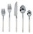 Frose Resin Silver Stainless Steel Flatware - Set of 5 Pieces - Service For 1 For Sale
