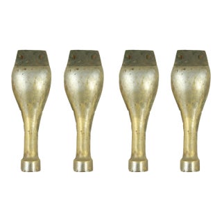 Set of Steel Medical Cabinet Furniture Legs For Sale