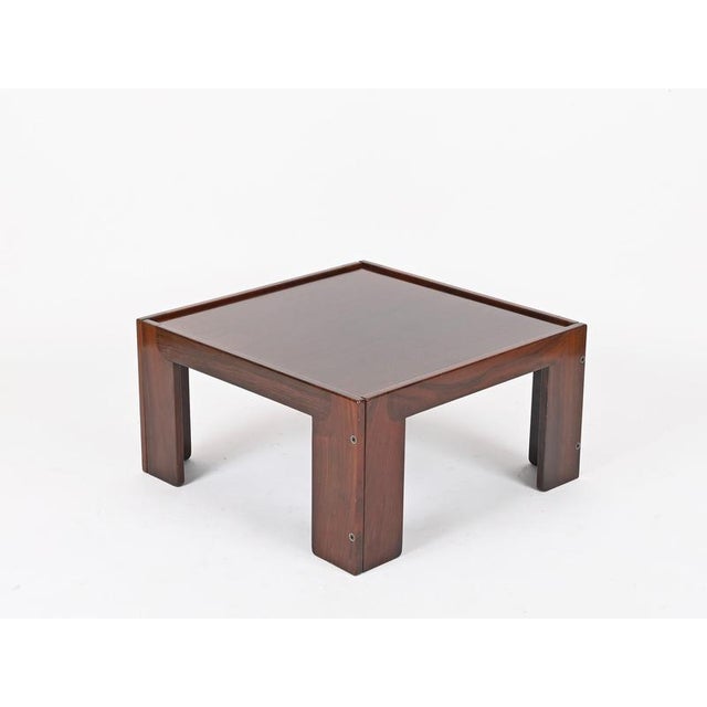 Square Coffee Table attributed to Afra and Tobia Scarpa for Cassina, Italy, 1965 For Sale - Image 13 of 18