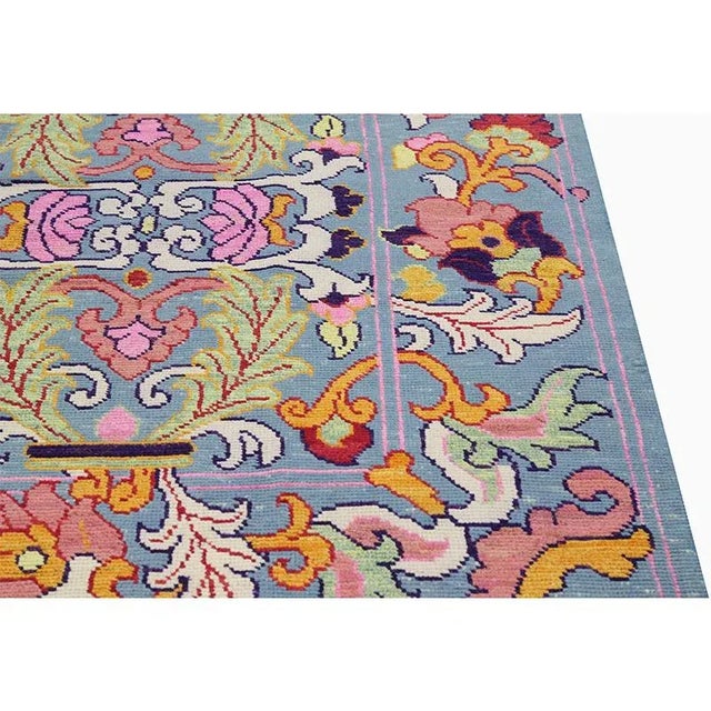 Handwoven Persian Sultanabad Area Rug- 6′8″ × 9′7″ For Sale - Image 4 of 11